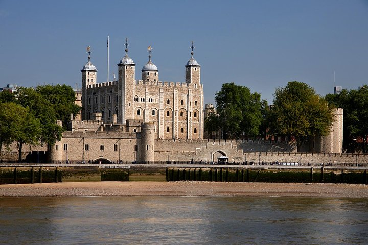 Entry to Traitors Gate from the River Thames into the Tower of London.